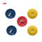 High Carbon Steel Plastic Cap Nails / Felt Roofing Nails With Plastic Washers