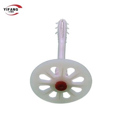 Polistiren Levha için Bağlantı Elemanı 6.0cm Plastik İzolasyon Dübelleri