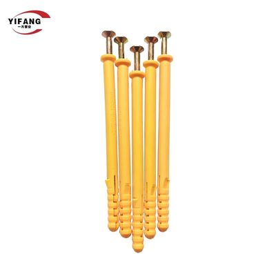 Beton Çivi Tipi Plastik Genleşme Dübeli Küçük Dübeller Kolay Deformasyon