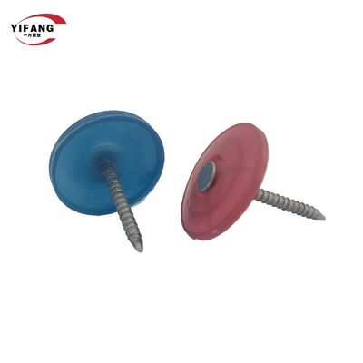 Ev Sargısı Yaşlanma Direnci Hafif İçin Dayanıklı Metal Vidalı Plastik Kapaklı Çiviler