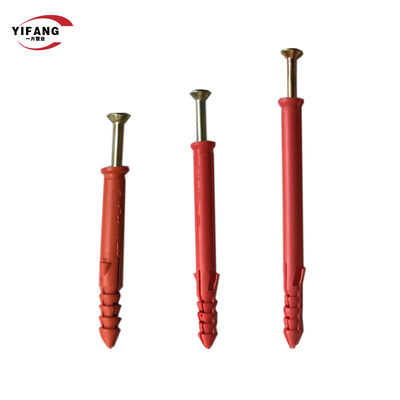 6*30 Plastik PE Genişleme Duvarı Ankraj Fişi / Ankraj Cıvatası Bağlantı Elemanları