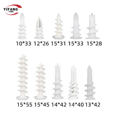 Yüksek dayanıklılık 15*33 mm Plastik duvar demirleri Oem Hızlı teslimat