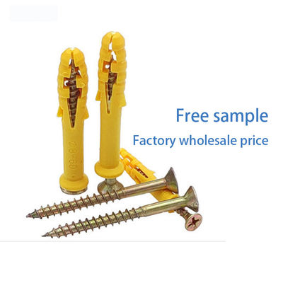 ISO 80 * 40mm PE PP Naylon Plastik Genleşme Çapası Plastik Vidalı Tapalar