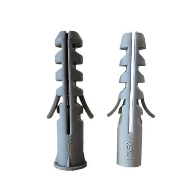 8*40mm Plastik Genleşme Ankrajı Gri Dübel Sert